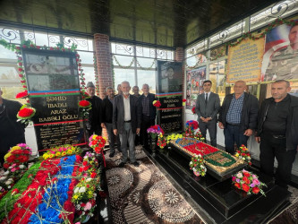 Şəhid Araz İbadlının doğum günündə məzarı ziyarət olunub