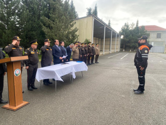 Lənkəranda Fövqəladə Hallar Nazirliyi işçilərinin peşə bayramı qeyd olunub