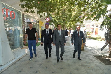 Lənkəranda “Veteranlar Parkı” əsaslı təmirdən sonra sakinlərin istifadəsinə verilib