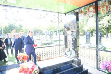 Taleh Qaraşov şəhid Mehdi Qənbərlinin anım günündə iştirak edib