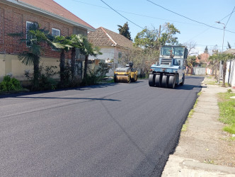 Lənkəranda cari ildə 1 Milli Qəhrəman və 9 şəhid adını daşıyan, ümumilikdə 21 küçənin asfaltlanması həyata keçirilib