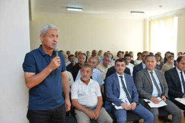Taleh Qaraşov növbəti səyyar görüş-qəbulunu Kərgəlan, Darquba, Səbir və Lüvəsər kəndlərinin sakinləri ilə keçirib