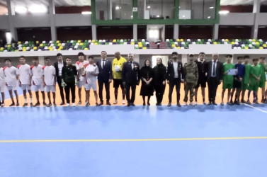 Şəhidlərimiz Fariz Zülfüqarzadə və Samir Allahverdiyevin xatirəsinə həsr olunan 	mini futbol turniri keçirilib