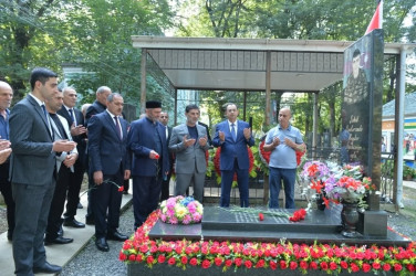 Taleh Qaraşov şəhid Orxan Quluzadə, Orxan Dadaşlı və Heydər Qənbərzadənin anım günündə iştirak edib