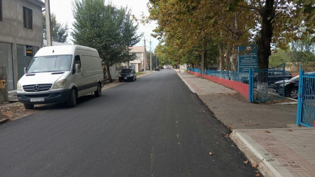 Lənkəranda 15 küçənin asfaltlanması yekunlaşıb
