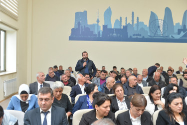 Taleh Qaraşov Haftoni qəsəbə, Xanlıqlı və Talışlı kəndlərinin sakinlərinin qayğı və problemlərini dinləyib