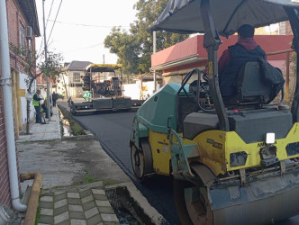 Lənkəranda sayca 4-cü küçə - 20 Yanvar küçəsinin asfaltlanması yekunlaşıb