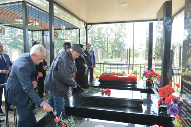 Taleh Qaraşov şəhid Elməddin Məmmədli və Ramid Əliyevin anım günündə iştirak edib
