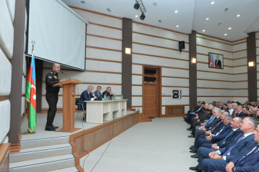   “Yanğınlara qarşı qabaqlayıcı tədbirlərin səmərəliliyinin artırılması” mövzusunda regional müşavirə keçirilib