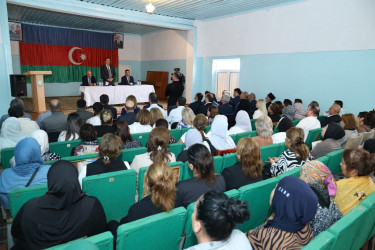 Taleh Qaraşovun növbəti səyyar görüş-qəbulunu Göyşaban və Ürgə kəndlərinin sakinləri ilə keçirib