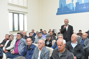Taleh Qaraşov Haftoni qəsəbə, Xanlıqlı və Talışlı kəndlərinin sakinlərinin qayğı və problemlərini dinləyib