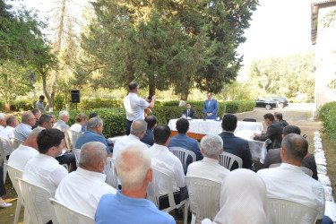 Lənkəran ŞİH başçısı Şürük, Türkəkəran, Tütəpeştə və Moğonojba kəndlərinin sakinlərinin qayğı və problemlərini dinləyib