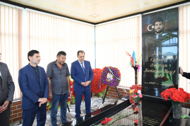 Taleh Qaraşov şəhid Əmrah Cəfərlinin anım günündə iştirak edib