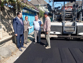 Lənkəranda 2 küçədə asfaltlanma işlərinə başlanılıb