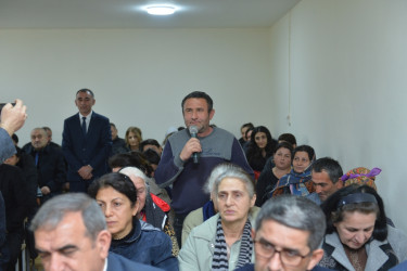 Taleh Qaraşov növbəti səyyar görüş-qəbulunu Vel və Siyavar kəndlərinin sakinləri ilə keçirib