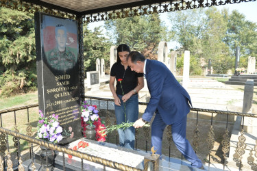 Lənkəran ŞİH başçısı şəhid Vüsal Quliyev və Samir Quliyevin məzarlarını ziyarət edib