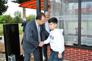  Lənkəran ŞİH başçısı antiterror əməliyyatları zamanı şəhid olan Mirmusa Hüseynzadə, Vüqar Heydərov, Aqil Əkbərov və Məhəmməd Hüseynovun məzarlarını ziyarət edib
