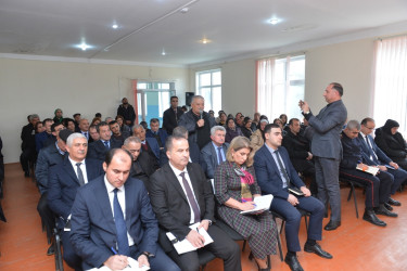 Taleh Qaraşov Havzova kəndinin sakinlərinin qayğı və problemlərini dinləyib