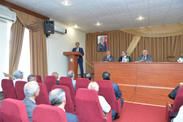 Lənkəran rayon Ağsaqqallar Şurasının hesabat yığıncağı keçirilib