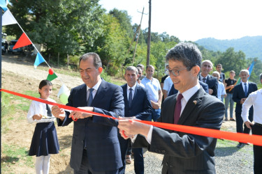 Yaponiya hökumətinin dəstəyi ilə Bəliton kəndinə içməli su təchizatı sistemi inşa edilib