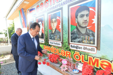 Taleh Qaraşov ucqar dağ kəndi olan Gəgiranda növbəti səyyar görüşünü keçirib