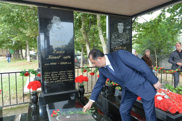 Lənkəranda şəhid Samir Allahverdiyev, Zaur Ağalı, Romir Əliyev və Emin Muradovun məzarları ziyarət olunub