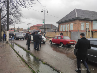 Lənkərana yağan intensiv leysan yağışları nəticəsində bəzi ərazilərdə subasma halları müşahidə edilib