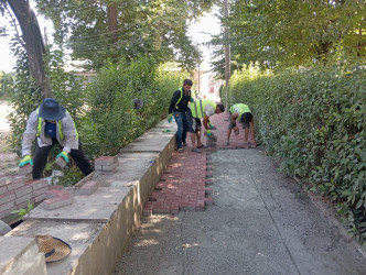 Lənkəranda aparılan abadlıq işlərinin miqyası günbəgün artır