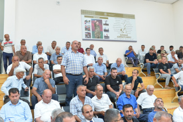 Lənkəran ŞİH-nin başçısı Gəgiran, Jidi və Diryan kəndlərinin sakinlərinin qayğı və problemlərini dinləyib