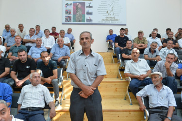 Lənkəran ŞİH-nin başçısı Gəgiran, Jidi və Diryan kəndlərinin sakinlərinin qayğı və problemlərini dinləyib