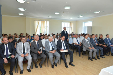 Taleh Qaraşov Hirkan qəsəbə və Parakənd kəndinin sakinlərinin qayğı və problemlərini dinləyib