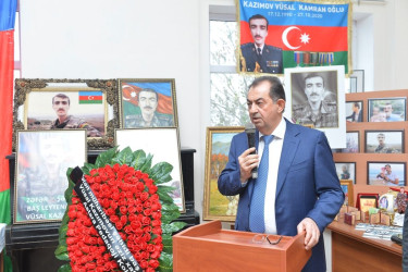 Şəhid Vüsal Kazımovun xatirəsinə həsr olunan “Qarabağ Azərbaycandır” adlı tədbir keçirilib