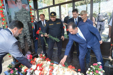 Lənkəran ŞİH başçısı şəhid Nicat Nəzərli, Mehman Şirvanov və Qalib Əkbərzadənin məzarlarını ziyarət edib