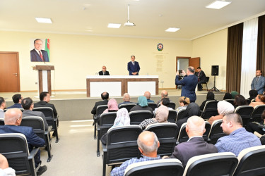 Lənkəran ŞİH başçısı şəhər sakinlərinin qayğı və problemlərini dinləyib