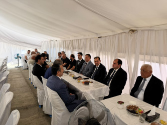 Taleh Qaraşov şəhid Soltan Əliyevin atasının hüzr mərasimində iştirak edib