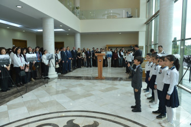 Lənkəranda “Sən elə bir zirvəsən!” adlı  foto-sərgi və “Gənclərin inkişafında Heydər Əliyev irsinin rolu” mövzusunda forum keçirilib