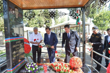 Lənkəran ŞİH başçısı şəhid Nicat Nəzərli, Mehman Şirvanov və Qalib Əkbərzadənin məzarlarını ziyarət edib