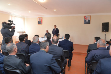 Taleh Qaraşov Havzova kənd inzibati ərazi dairəsinin sakinlərinin qayğı və problemlərini dinləyib