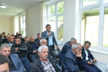 Taleh Qaraşov dağ kəndləri olan Bəliton, Horavenc və Şivlik kəndlərinin sakinlərinin qayğı və problemlərini dinləyib