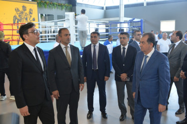 Lənkəranda Cənub Regional Boks Mərkəzi əsaslı təmirdən sonra istifadəyə verilib