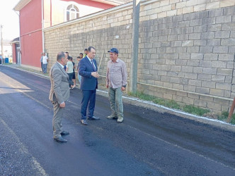 Lənkəranda 2 küçədə asfaltlanma işlərinə başlanılıb