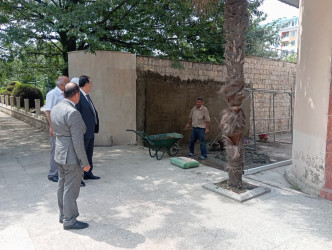 Taleh Qaraşov Lənkəranda “Şəhərsalma və memarlıq ili” çərçivəsində aparılan abadlıq-yenidənqurma işləri ilə yerində tanış olub