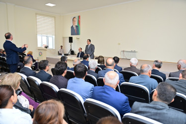 Lənkəran ŞİH başçısı Nərimanabad qəsəbəsinin sakinləri ilə səyyar görüş-qəbul keçirib