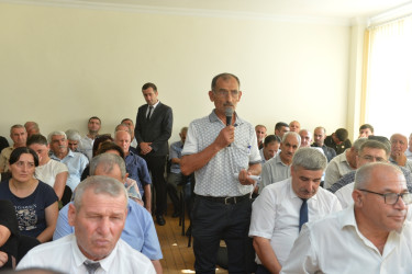 Taleh Qaraşov Kərgəlan, Darquba, Səbir və Lüvəsər kəndlərinin sakinlərinin qayğı və problemlərini dinləyib