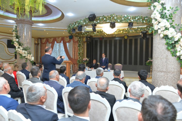 Taleh Qaraşov Gərmətük və Velədi sakinlərinin qayğı və problemlərini dinləyib