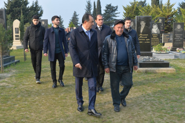 Taleh Qaraşov şəhid Vasif Abiyevin anım günündə iştirak edib