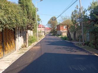 Lənkəranda 2 küçədə asfaltlanma işlərinə başlanılıb