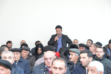 Xanbulan kənd inzibati ərazi dairəsinin sakinləri Taleh Qaraşovun görüş-qəbulundan razı qalıblar