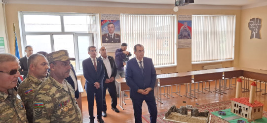 Lənkəranda şəhid Samir Allahverdiyevin adına minifutbol meydançası açılıb