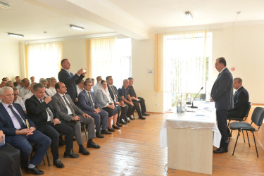 Taleh Qaraşov Kərgəlan, Darquba, Səbir və Lüvəsər kəndlərinin sakinlərinin qayğı və problemlərini dinləyib